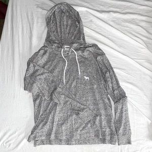 PINK Victoria’s Secret gray pullover size small